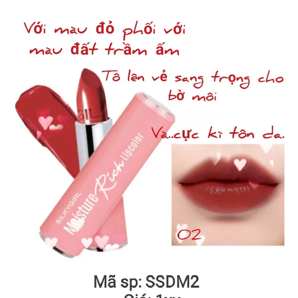 Son Silkygirl dưỡng môi