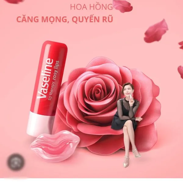 Son vaseline dưỡng môI 6 X