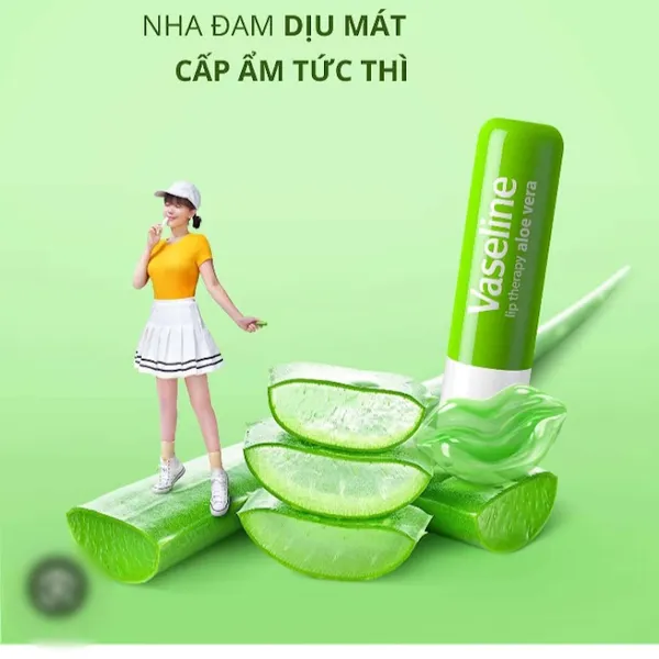 Son vaseline dưỡng môI 6 X