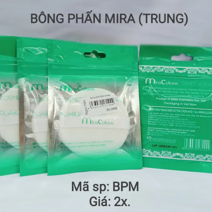 Bông phấn Mira (trung)