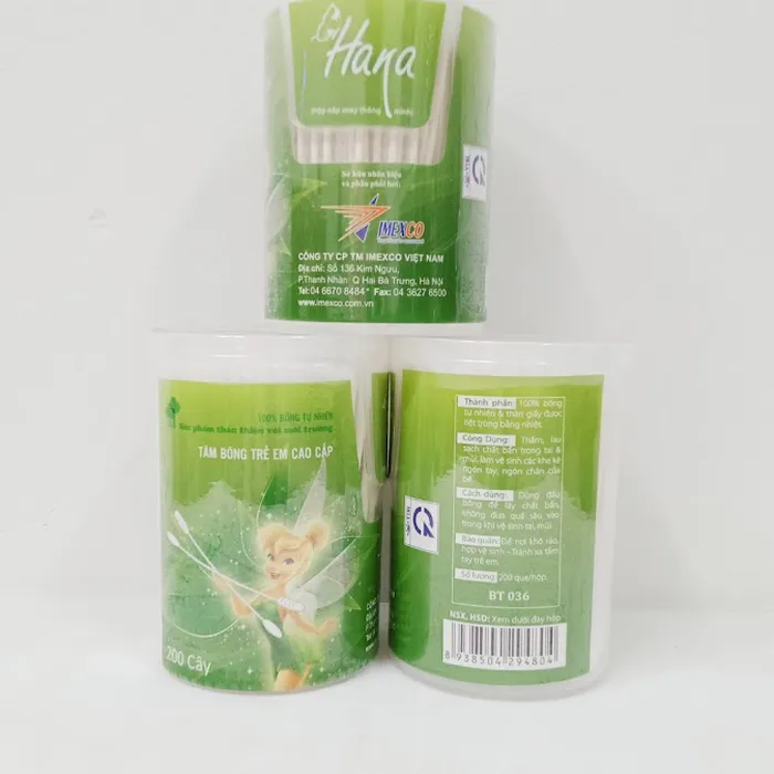 Gòn 2 đầu Hana giấy hũ 200