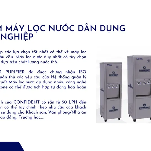 SẢN PHẨM MÁY LỌC NƯỚC DÂN DỤNG VÀ CÔNG NGHIỆP