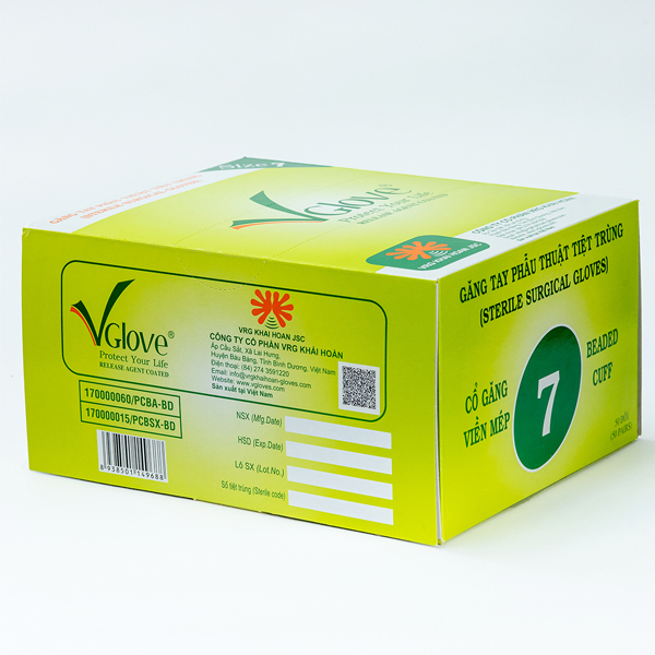 Găng tay Y tế Vglove tiệt trùng