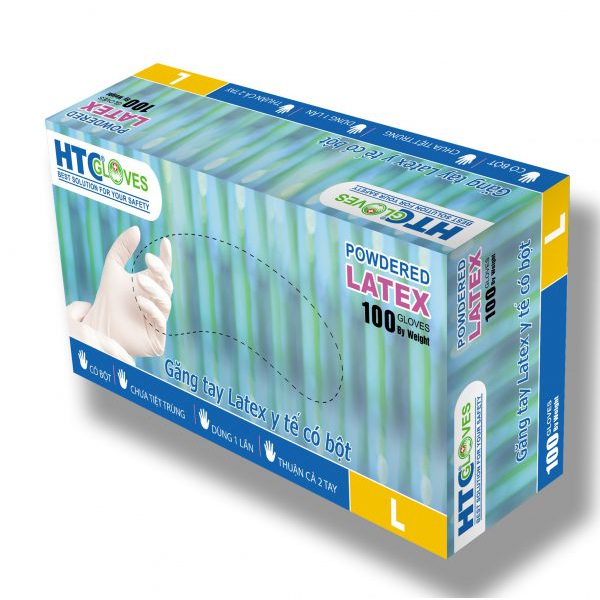 Găng tay latex có bột HTC
