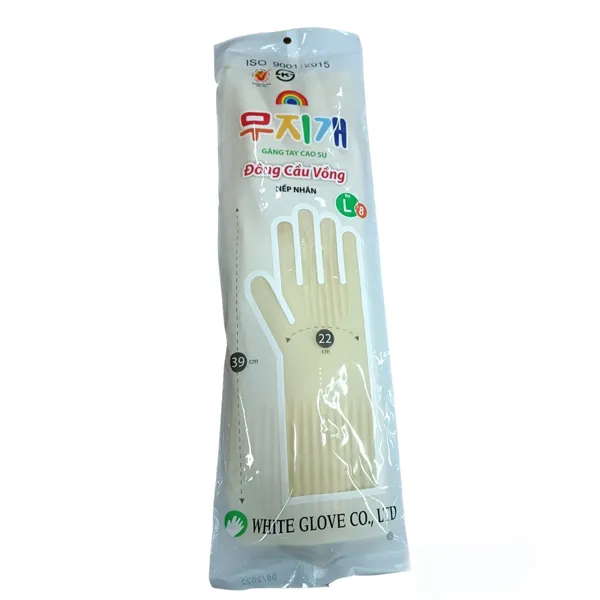 Găng tay cao su đông cầu vồng 39 cm ( 10 đôi)