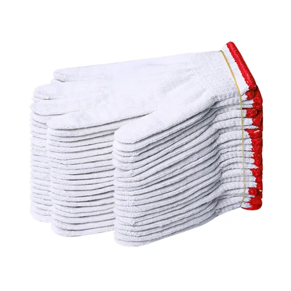 Găng tay sợi len màu kem 40gr