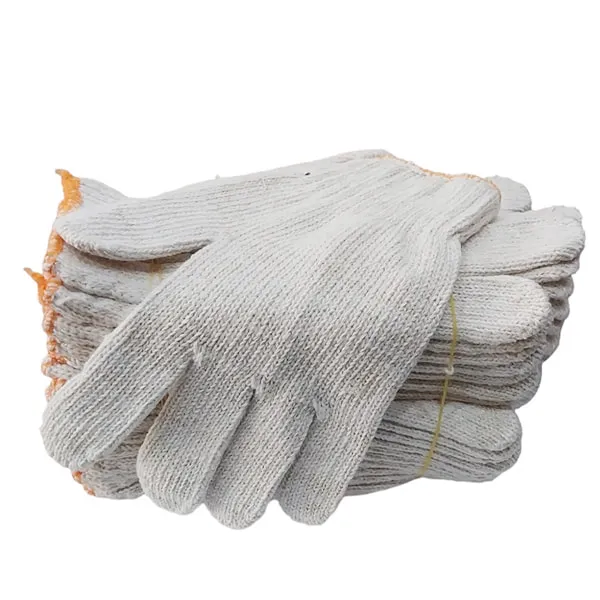 Găng tay sợi len màu kem 70gr 