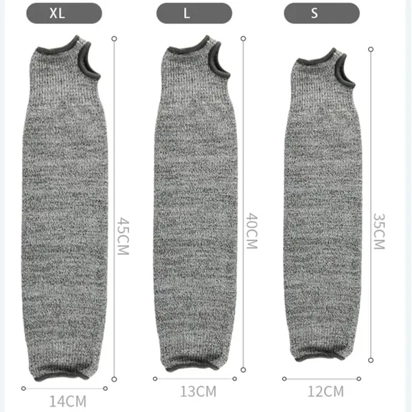 Xà cạp ống tay aramid chống cắt bảo vệ tay 45*10cm