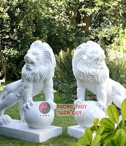 Vật phẩm phong thủy sư tử đá