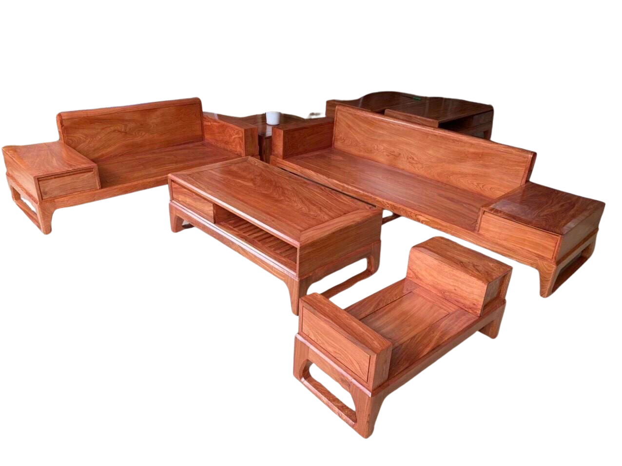 Sofa ghế gỗ Hương