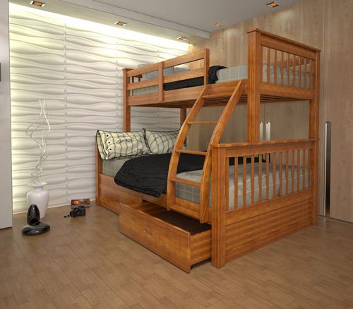 Giường tầng bằng gỗ Giường tầng bằng gỗ