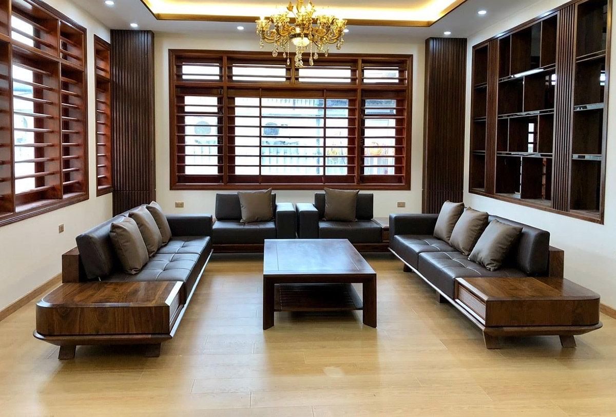 Sofa Gỗ Óc Chó Sofa Gỗ Óc Chó