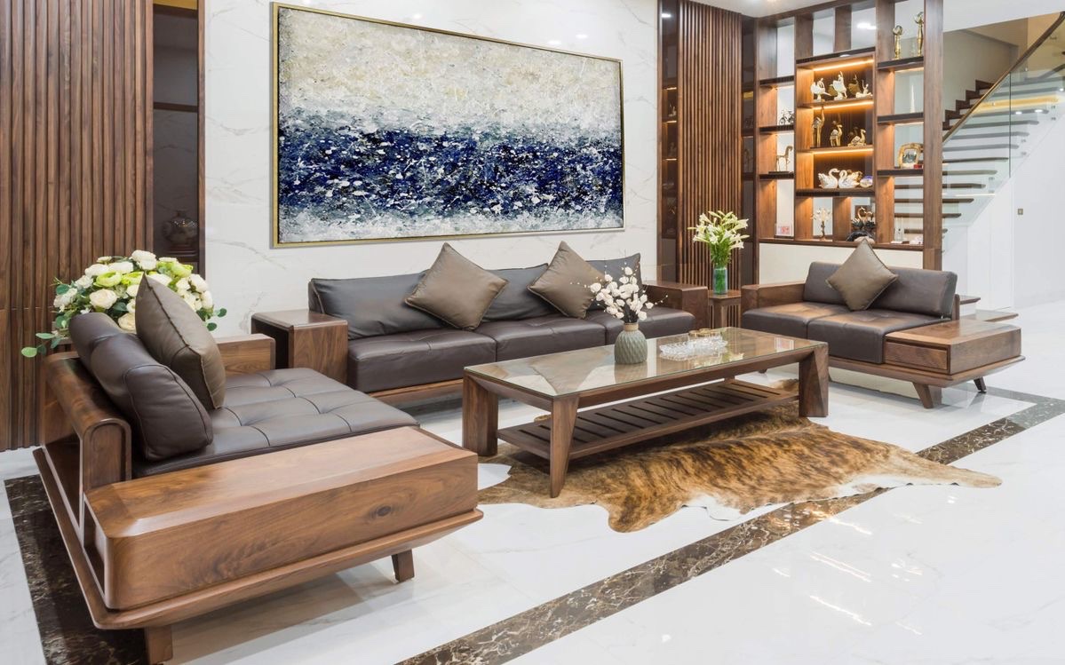 Sofa Gỗ Óc Chó Sofa Gỗ Óc Chó