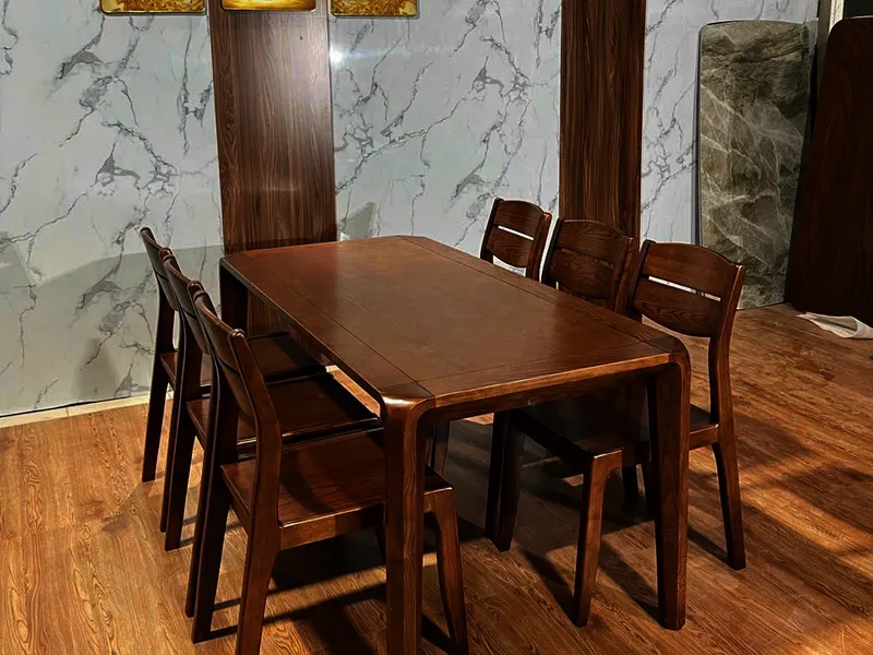 Bàn Ăn Gỗ Tần Bì  Cao Cấp 160cm x 80cm x 75cm - Mang Đến Không Gian Sang Trọng Cho Căn Bếp Của Bạn