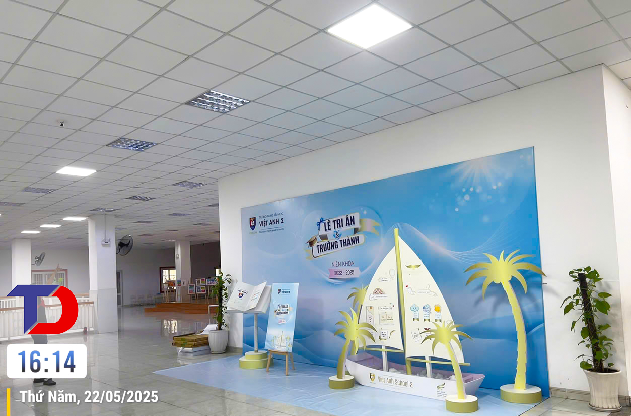 Tâm Đức Tech thi công lắp đặt hệ thống chiếu sáng trường học