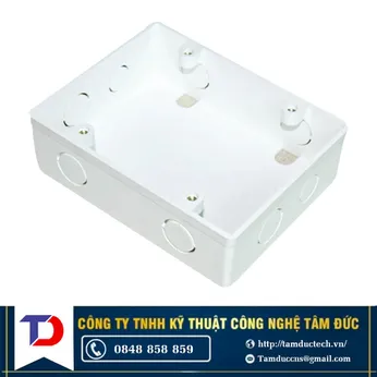 Hộp nhựa âm tường dùng cho 2 mặt đơn A157ND