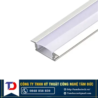 Thanh nhôm âm tường 25mmx7mmx2m