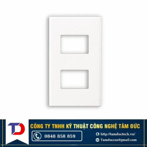 Mặt BS 2 thiết bị Panasonic - Chữ nhật WEV68020SW