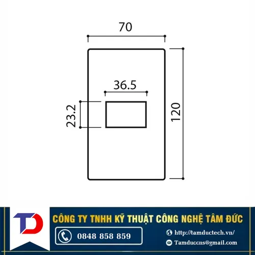 Mặt BS 1 thiết bị Panasonic - Chữ nhật WEV68010SW