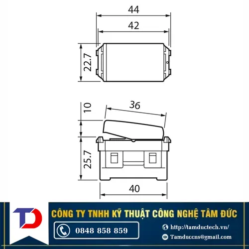 Công tắc C 2 chiều Panasonic - WEV5002SW