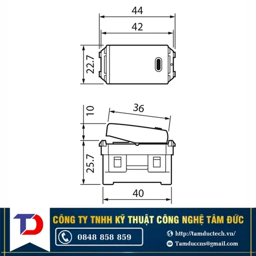 Công tắc B 1 chiều Panasonic - WEV5001SW