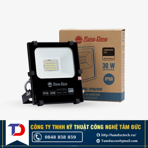 Đèn LED pha CP06L/30W-3000K ( Vàng) - Rạng Đông
