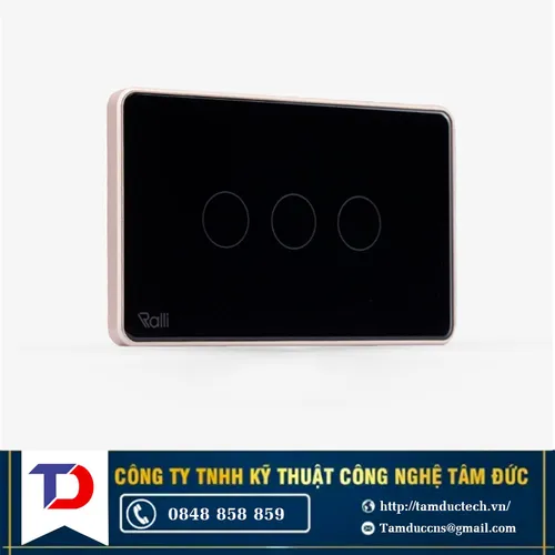 Công tắc thông minh CTCU.BLE CN.03T Rạng Đông