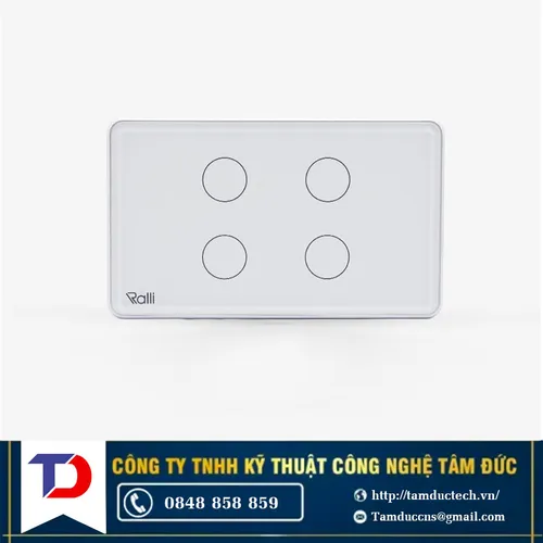 Công tắc thông minh CTCU.BLE CN.04T Rạng Đông