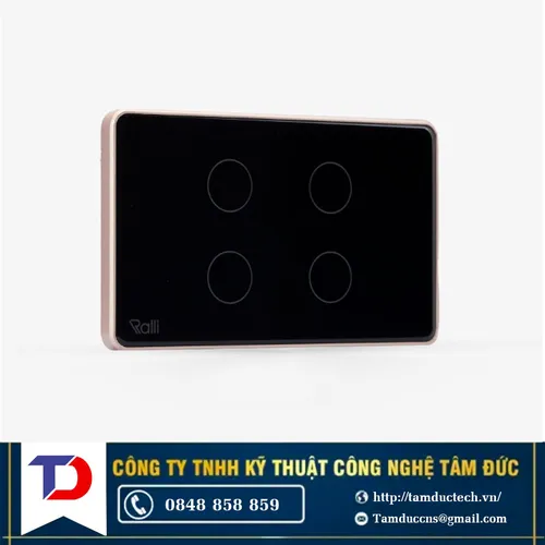 Công tắc thông minh CTCU.BLE CN.04T Rạng Đông