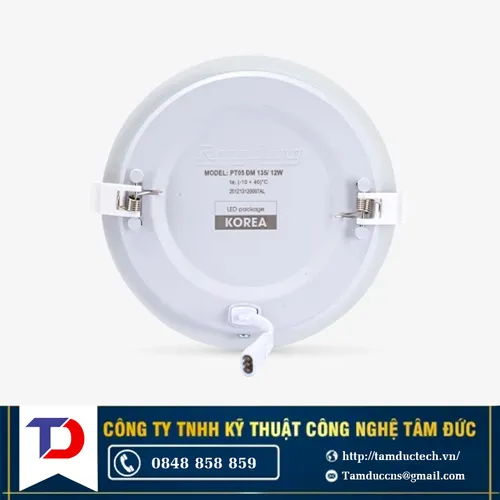 Đèn LED Rạng Đông Panel tròn đổi màu PT05 – 135/12W – Bạc