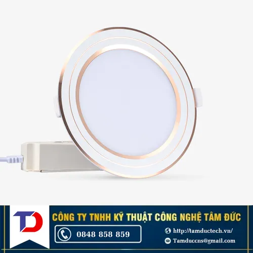 Đèn LED Rạng Đông Panel tròn đổi màu PT05 – 135/12W – Vàng