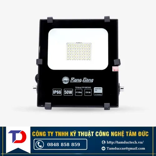 Đèn Led pha CP06L/50W-3000K ( Vàng) - Rạng Đông