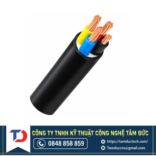 Dây cáp điện Cadivi CVV 4×2.5 - 300/500V