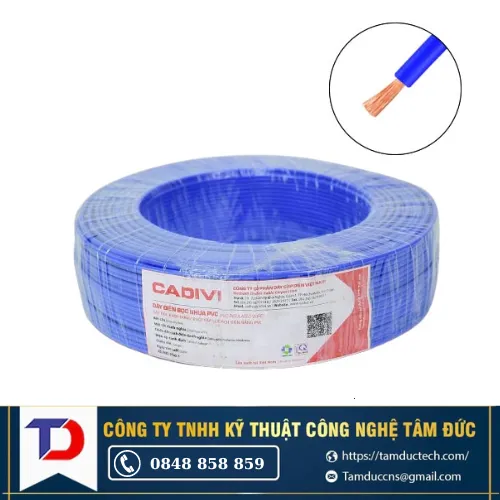 Dây điện đơn mềm Cadivi VCm-50 mm