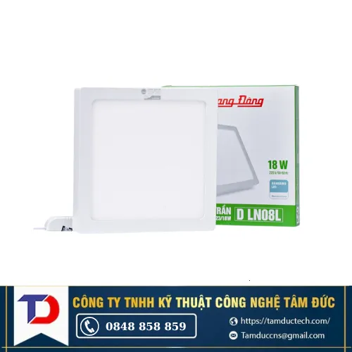 Đèn LED Ốp Trần Vuông 18W - LN08 230x230/18W.DA 
