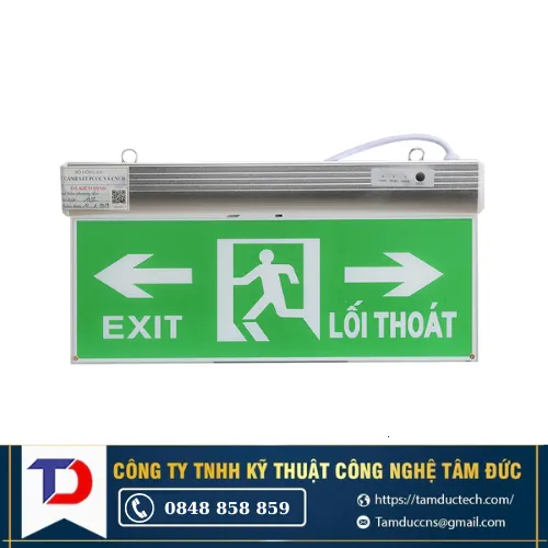 Đèn LED Chỉ Dẫn CD01 40x 20/22W (PCCC - 2 Mặt) 