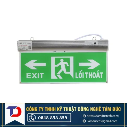 Đèn LED Chỉ Dẫn 1 Mặt CD01 40x 20/2 2W (PCCC)