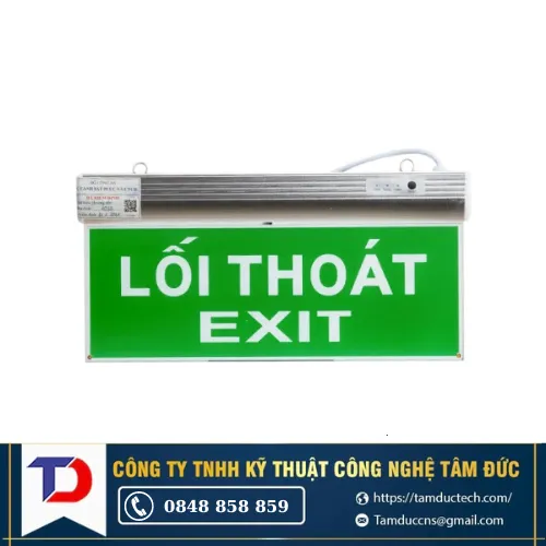 Đèn LED Chỉ Dẫn 1 Mặt CD01 40x 20/2 2W (PCCC)