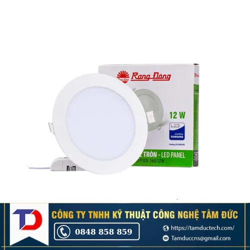 Đèn LED Panel Tròn PT03L 160/12W Rạng Đông