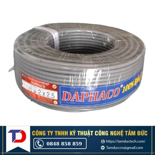Cáp xám 2x2.5 Daphaco