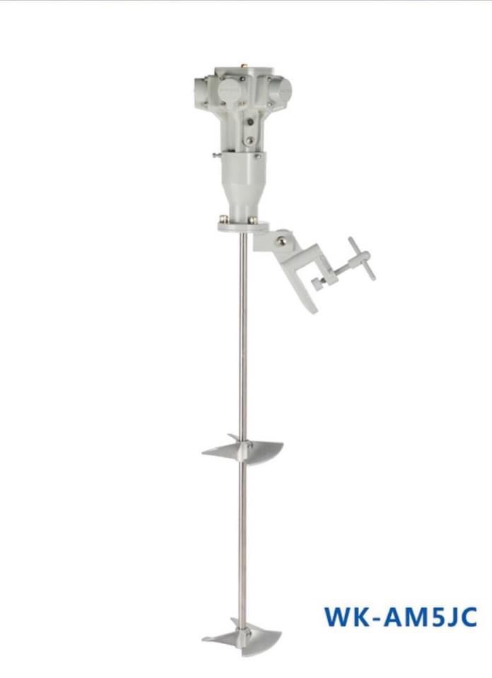 Máy khuấy sơn kẹp miệng thùng phuy 200 lít 002