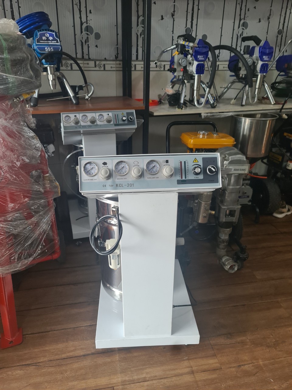 cấu tạo súng phun sơn tĩnh điện