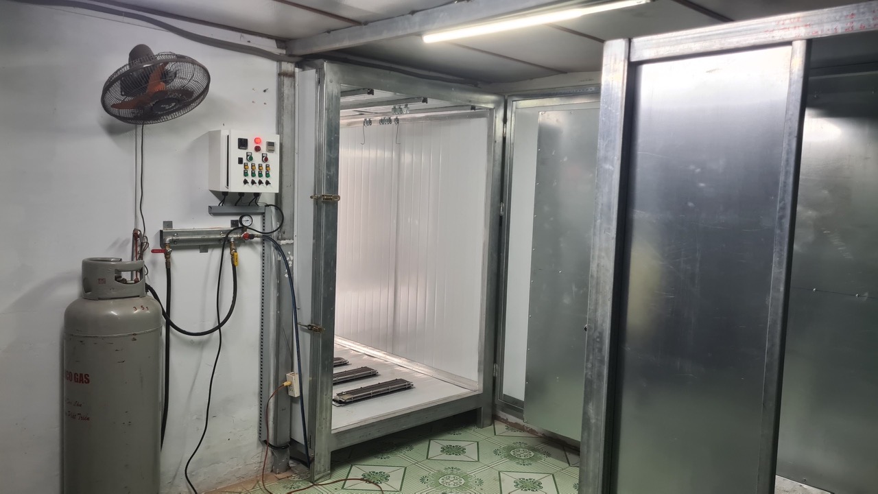 Giá thành dây chuyền sơn tĩnh điện