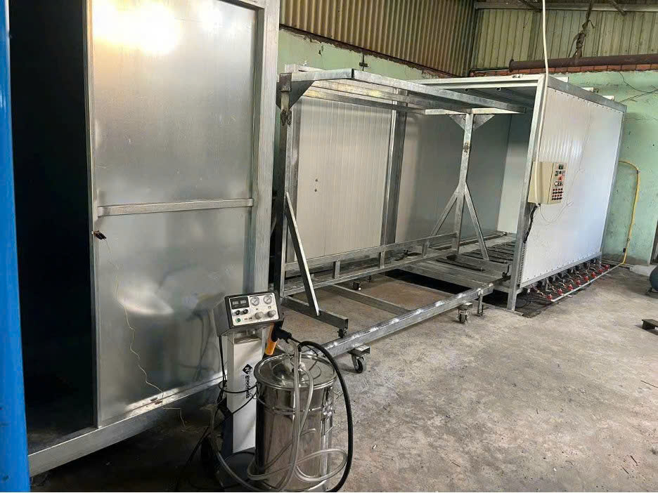 Lò sơn tĩnh điện cũ