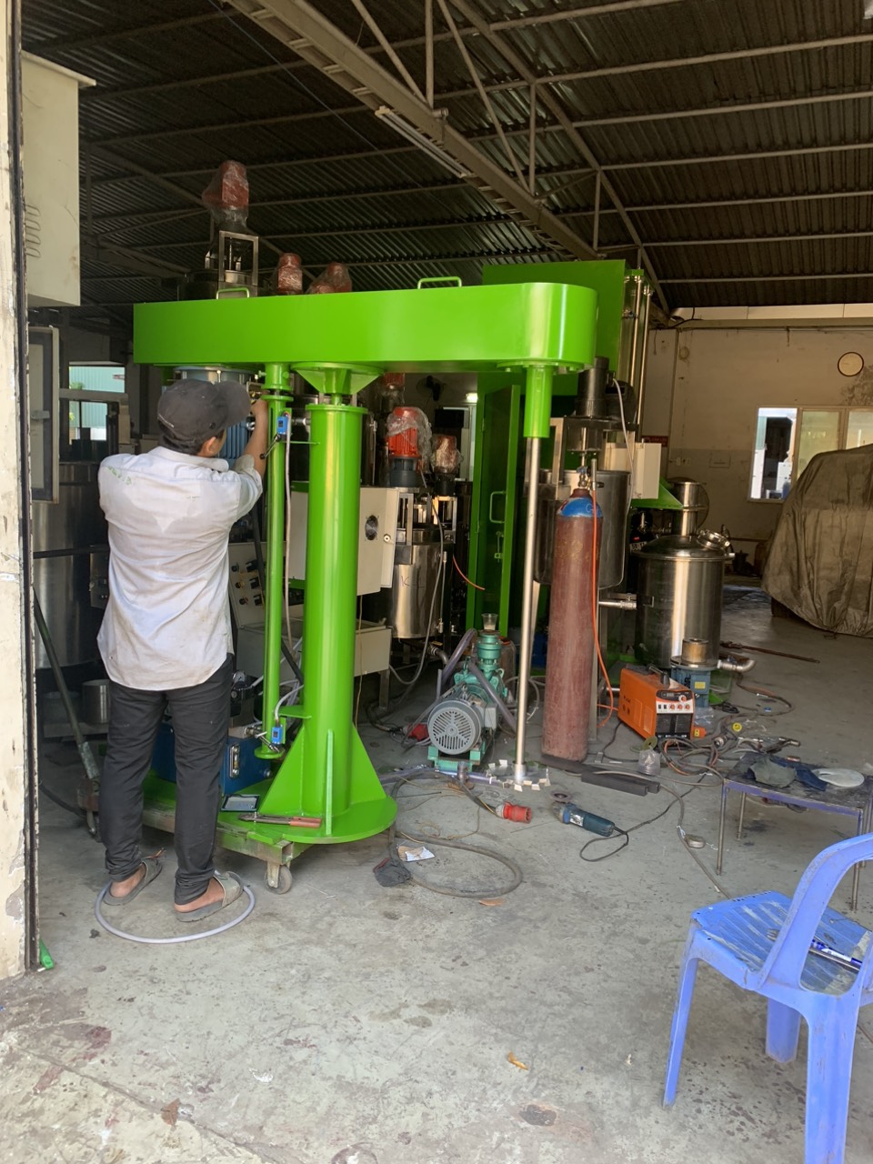 máy khuấy hóa chất