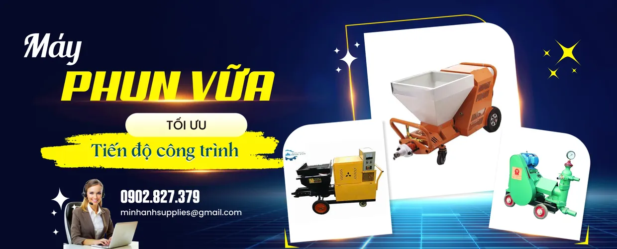 máy phun vữa