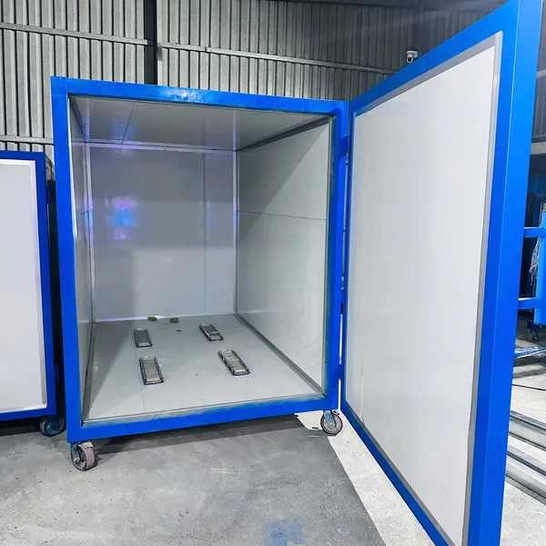 Lò Sấy Sơn Tĩnh Điện Kích Thướt 2000 x 3000x 2200mm