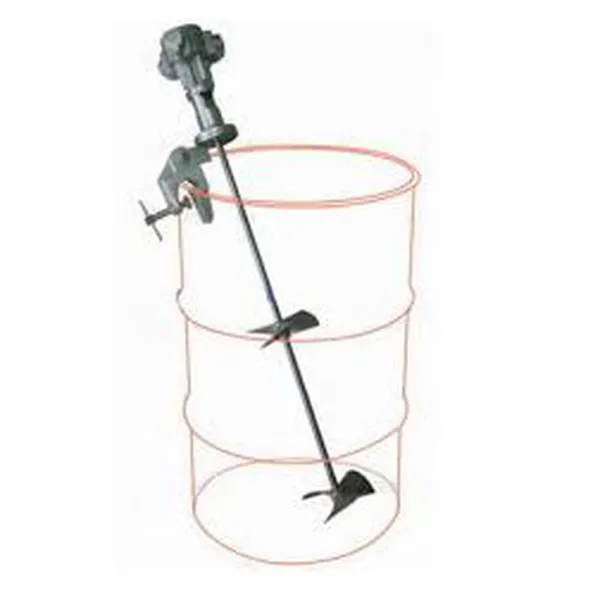 Máy khuấy sơn kẹp miệng thùng phuy 200 lít