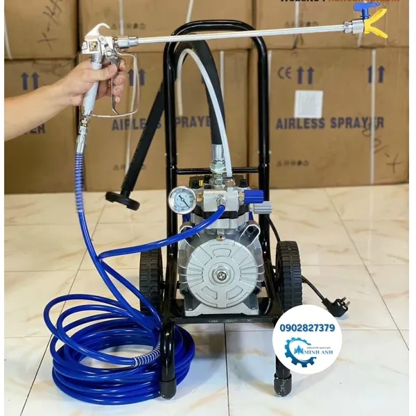 Máy Phun Sơn Nước Tường Nhà 3500W