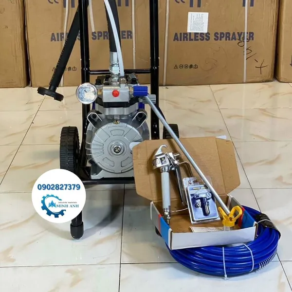 Máy Phun Sơn Nước Tường Nhà 3500W